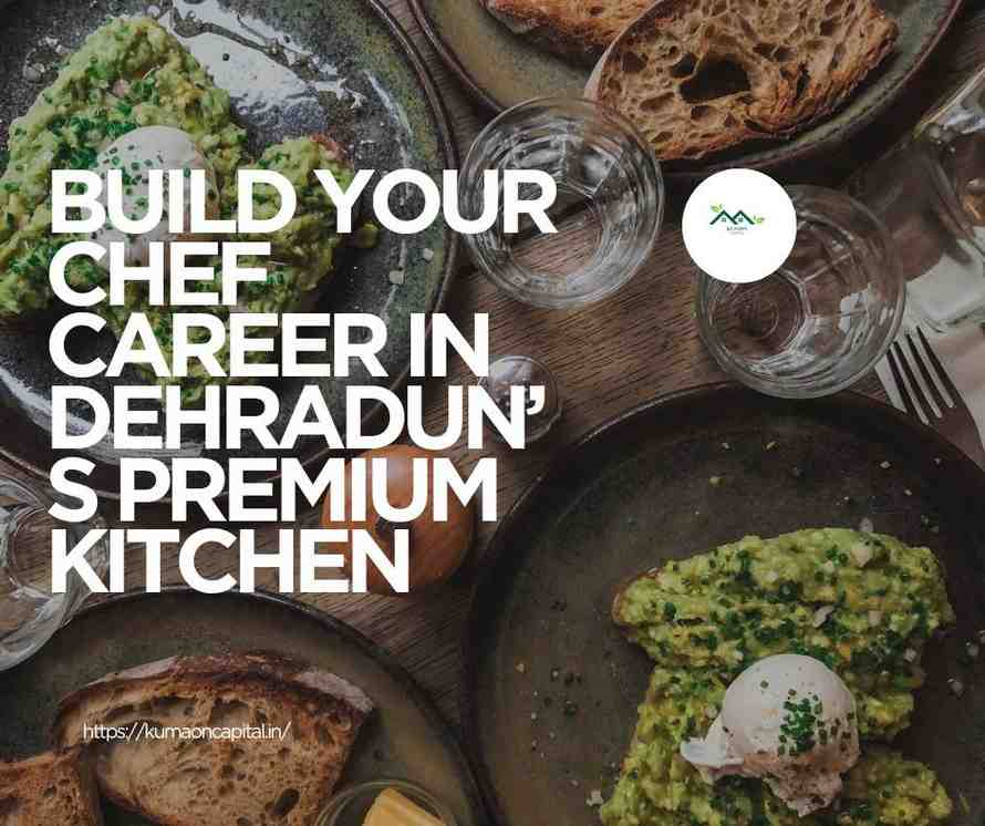 Professional chef cooking in premium restaurant kitchen in Dehradun Uttarakhand